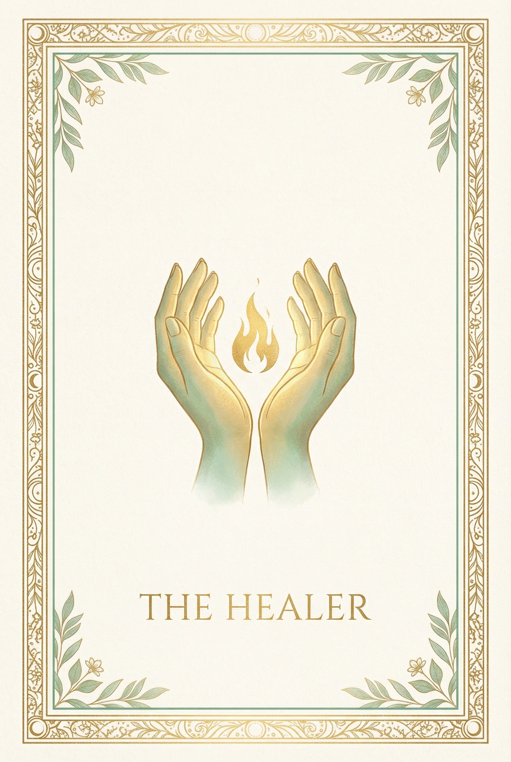 The Healer oracle card