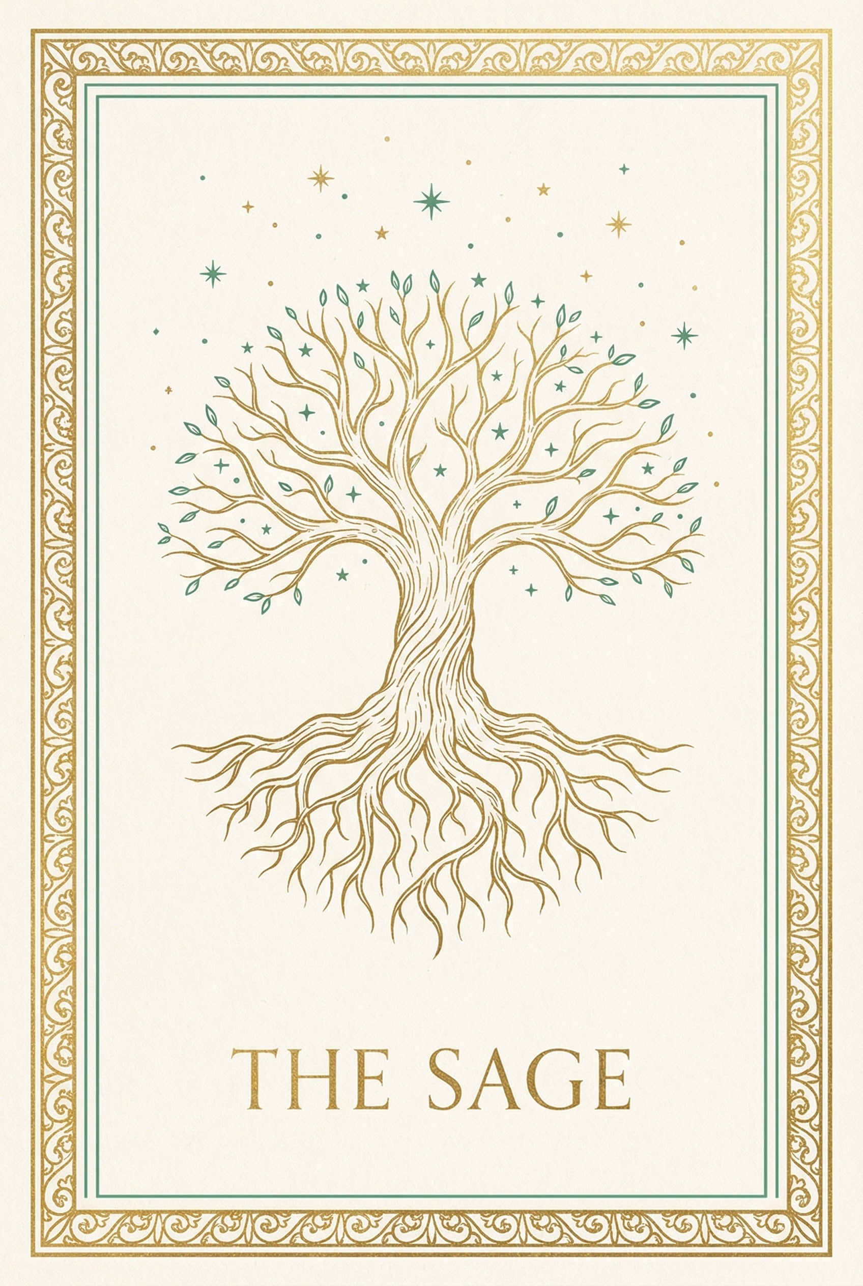 The Sage oracle card